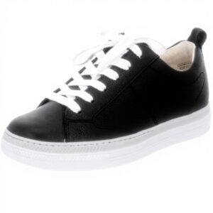 Baskets Paul Green femme cuir lisse noir 5416-047