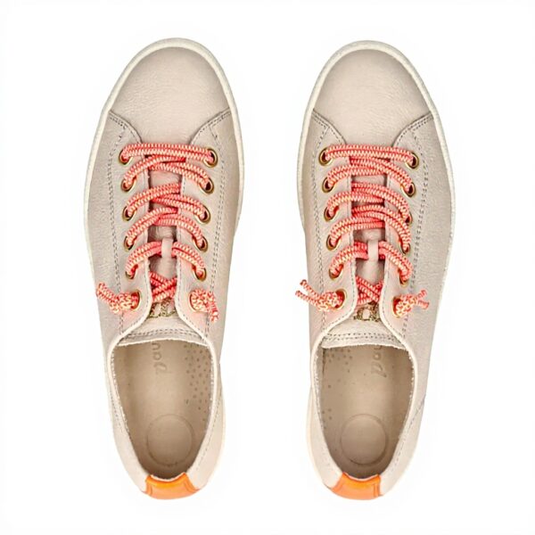 Baskets Paul Green cuir lisse beige femme 5452-037