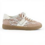 Baskets Paul Green daim rouge femme 5457-057