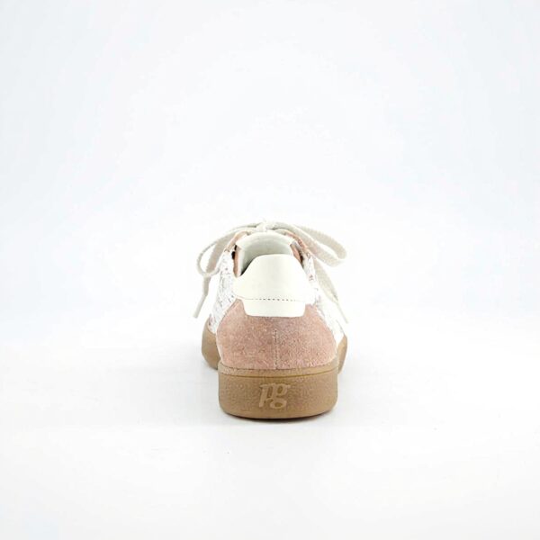 Baskets Paul Green daim rouge femme 5457-057