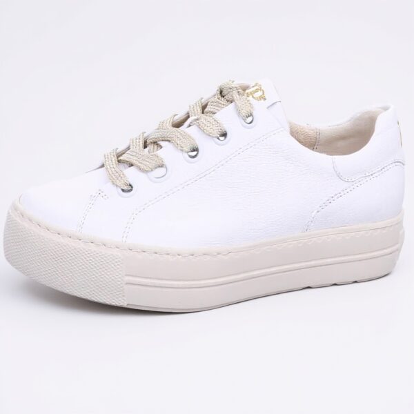 Baskets femme Paul Green cuir douces Blanc 43 EU