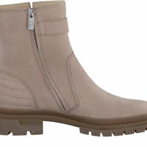 Bottines Paul Green beige cuir nubuck femme chaussures-0