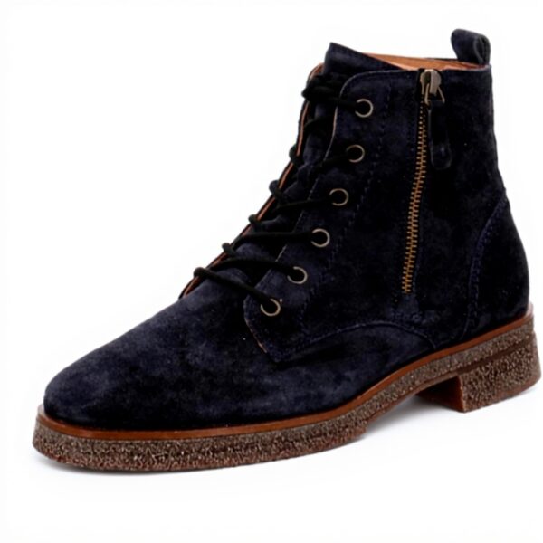 Bottines Paul Green cuir rugueux marron femme chaussures