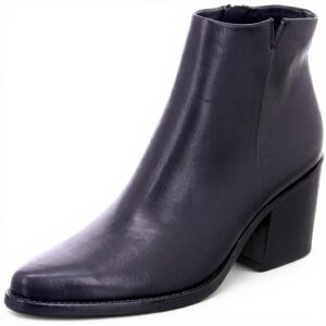 Bottines Paul Green femme cuir lisse noir 9780-034