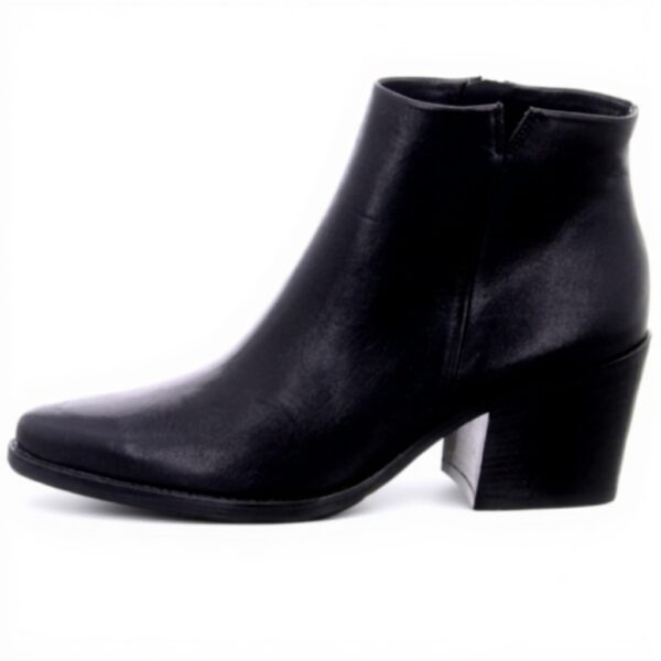 Bottines Paul Green femme cuir lisse noir 9780-034