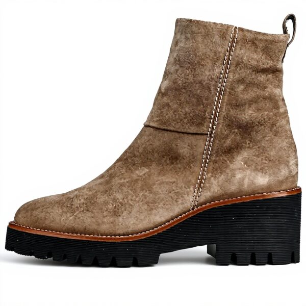 Bottines Paul Green daim beige femme chaussures mode