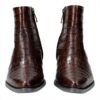 Bottines cuir reptile marron femme Paul Green 9780-076