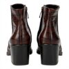 Bottines cuir reptile marron femme Paul Green 9780-076