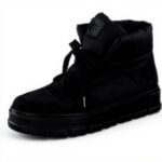 Paul Green Baskets Hautes Femme Nubuck Lacets Largeur