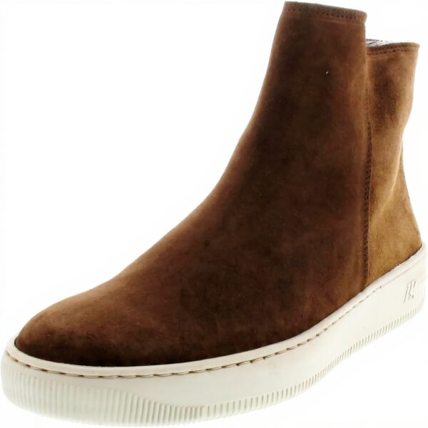 Bottes femme Paul Green marron cuir talon plat confort