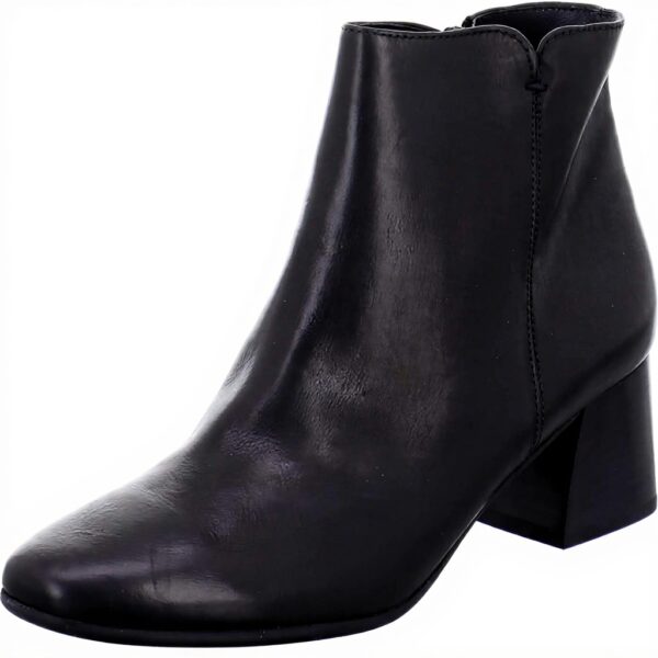 Bottines Paul Green Noir Cuir Femme Chaussures Mode