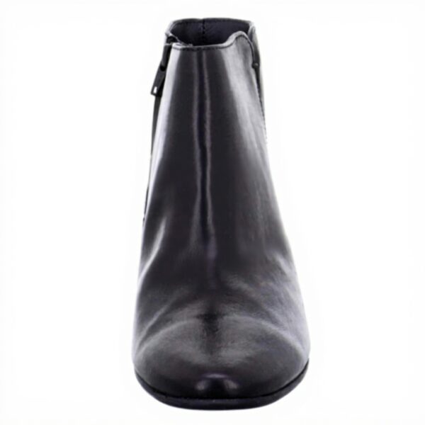 Bottines Paul Green Noir Cuir Femme Chaussures Mode