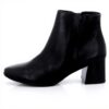 Bottines Paul Green Noir Cuir Femme Chaussures Mode