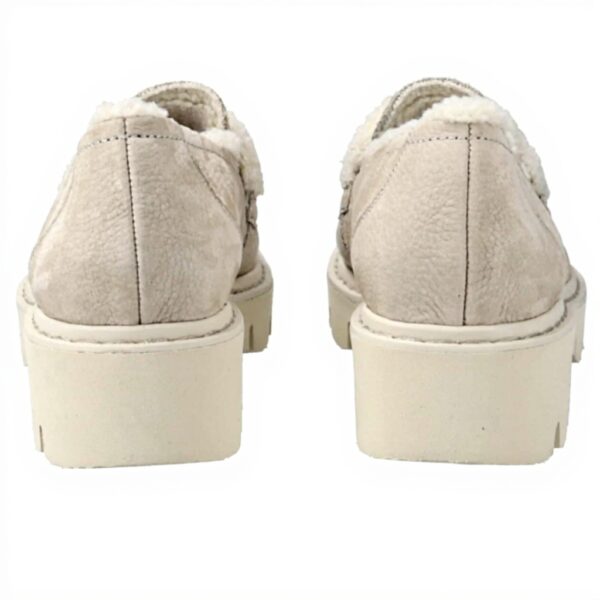 Mocassins femme Paul Green daim beige 1036-004 chaussures