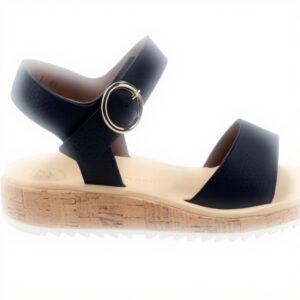 Sandales Paul Green Femme Cuir Lisse Bleu 7134-035