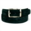 Ceinture daim vert homme Paul Parkman taille réglable