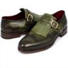 Chaussures richelieu homme Paul Parkman bout ailé vert