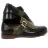 Chaussures richelieu homme Paul Parkman bout ailé vert