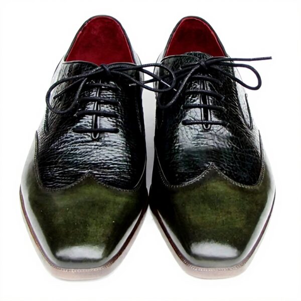 Paul Parkman Oxford Homme Cuir Vert Flotter Chaussures