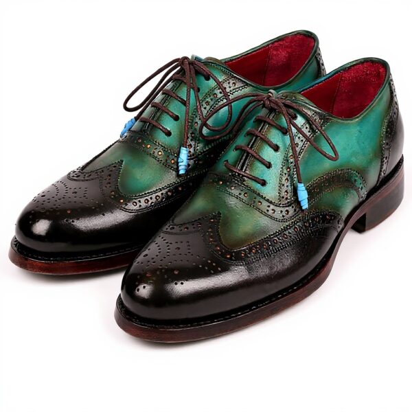 Oxfords Paul Parkman Goodyear Welted Marron Vert Homme
