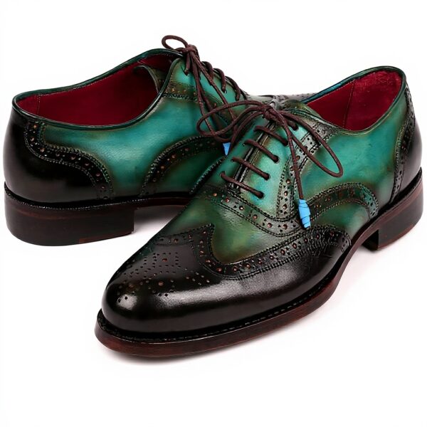 Oxfords Paul Parkman Marron Vert Goodyear Welted Homme