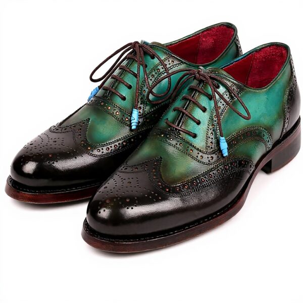 Oxfords Paul Parkman Marron Vert Goodyear Welted Homme