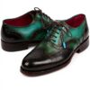 Paul Parkman Oxfords Goodyear Welted Marron Vert Homme