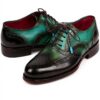 Paul Parkman Oxfords Goodyear Welted Marron Vert Homme