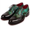 Paul Parkman Oxfords Goodyear Welted Marron Vert Chaussures