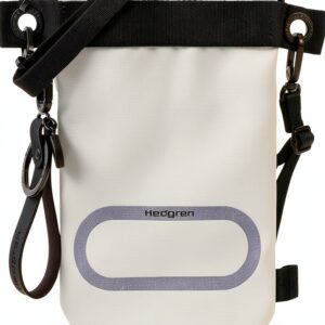 Sac bandoulière Hedgren RFID design crossover femme gris-0